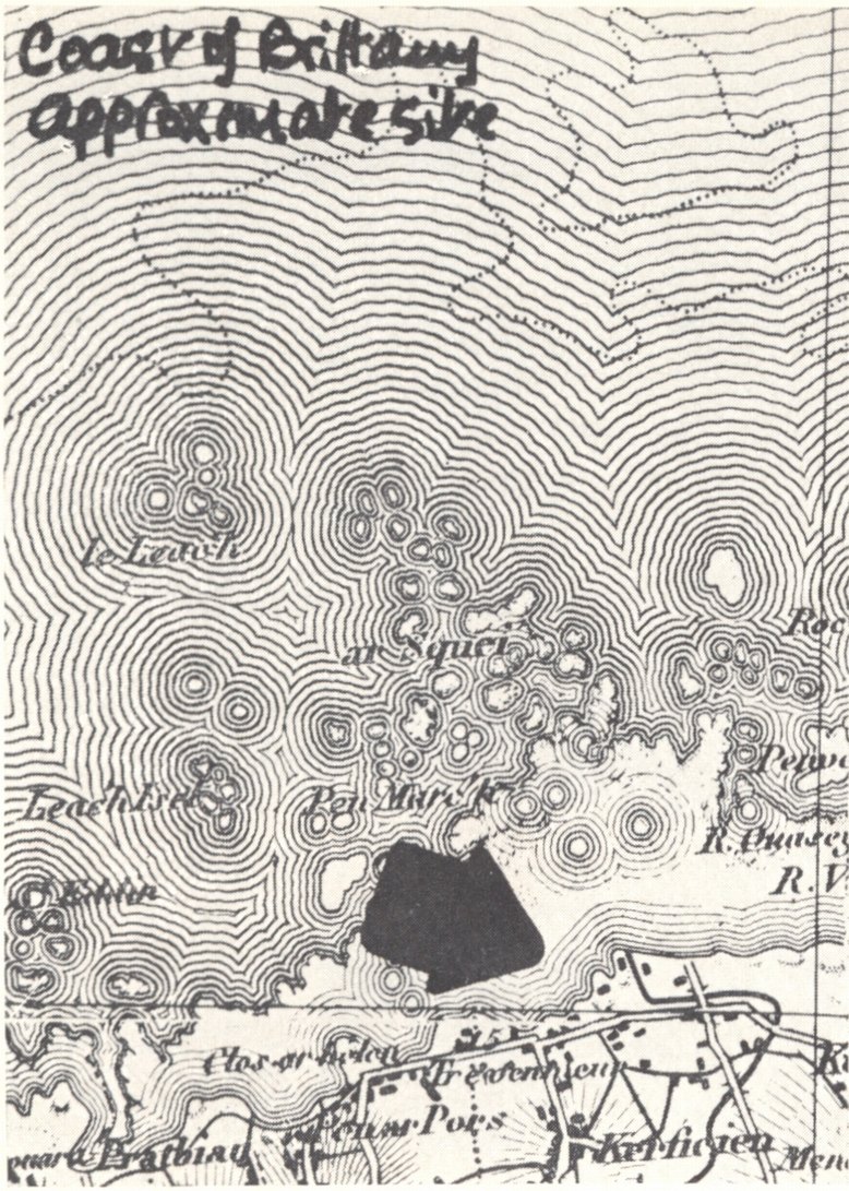 121. Марк Бойл. Карта из «Путешествия к поверхности Земли». 1969 121. Марк Бойл. Карта из «Путешествия к поверхности Земли». 1969