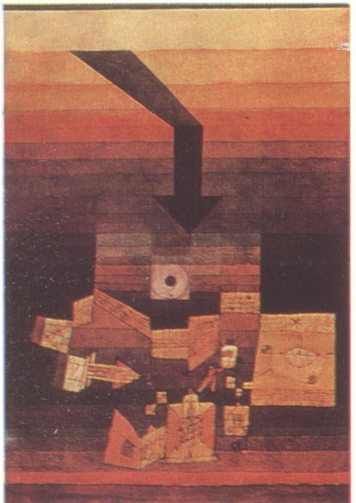 75. Пауль Клее. Пораженное место. 1922 75. Пауль Клее. Пораженное место. 1922