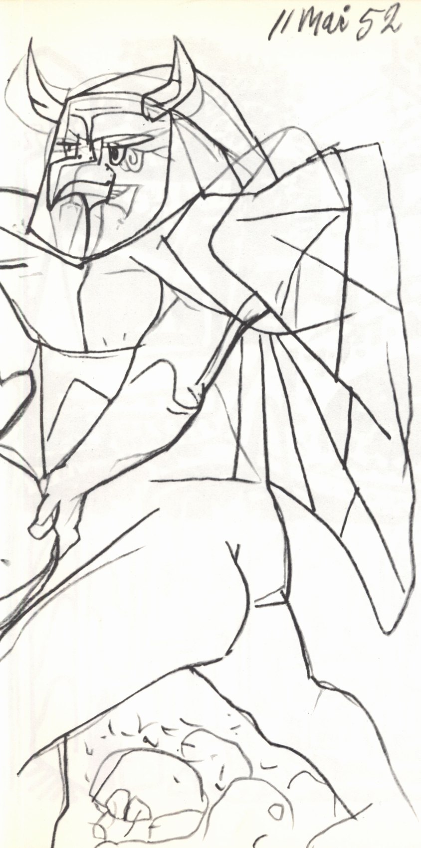 87. Эскиз к панно «Война». 1952 87. Эскиз к панно «Война». 1952