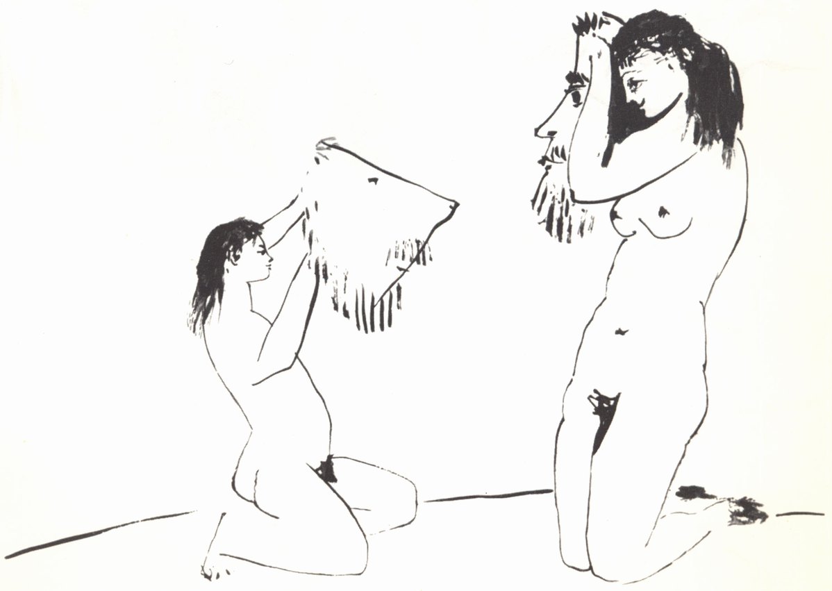 97—103. Рисунки из цикла «Человеческая комедия». 1953—1954 97—103. Рисунки из цикла «Человеческая комедия». 1953—1954