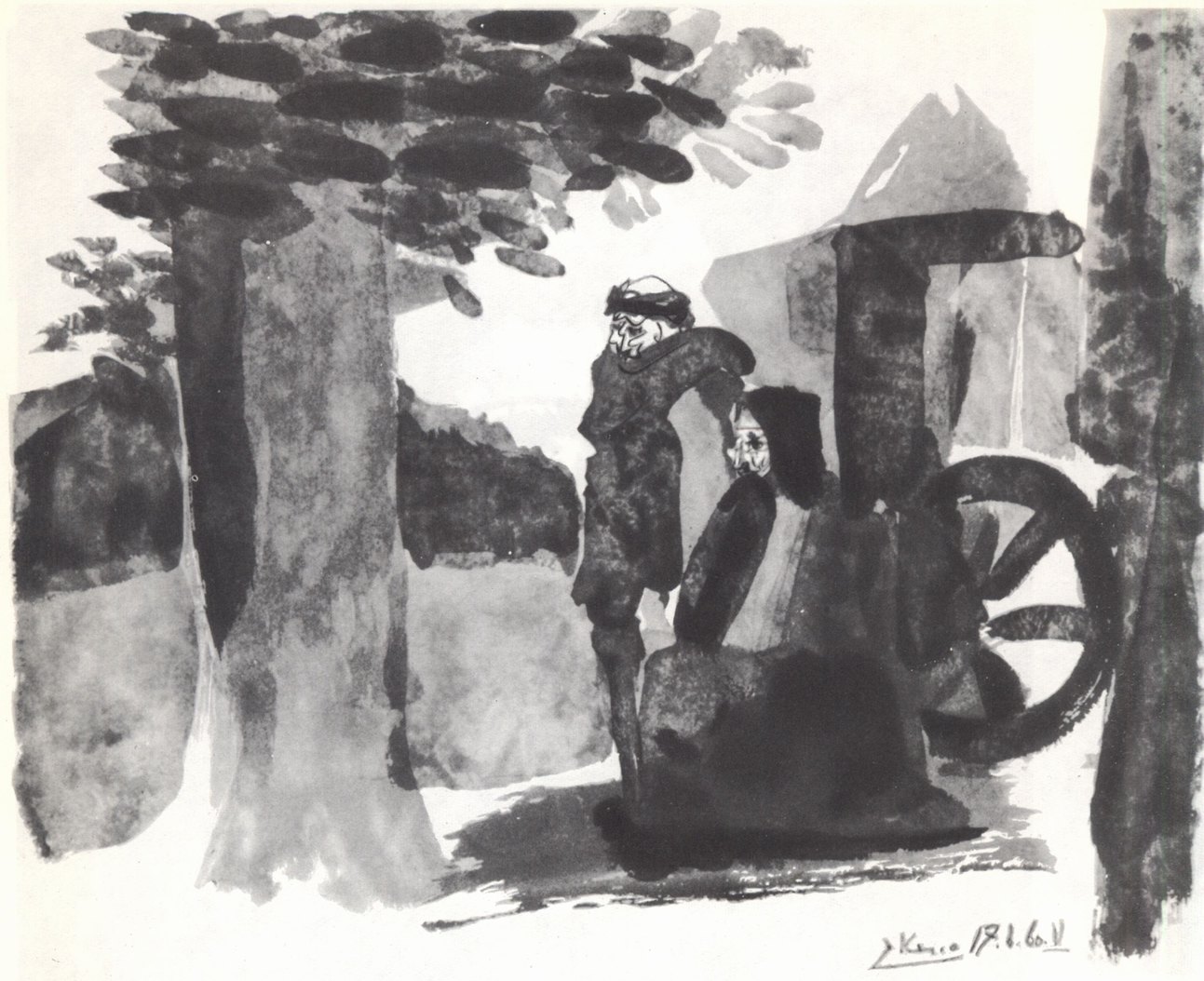 106—115. Рисунки из цикла «Торо и торерос». 1959—1960 106—115. Рисунки из цикла «Торо и торерос». 1959—1960