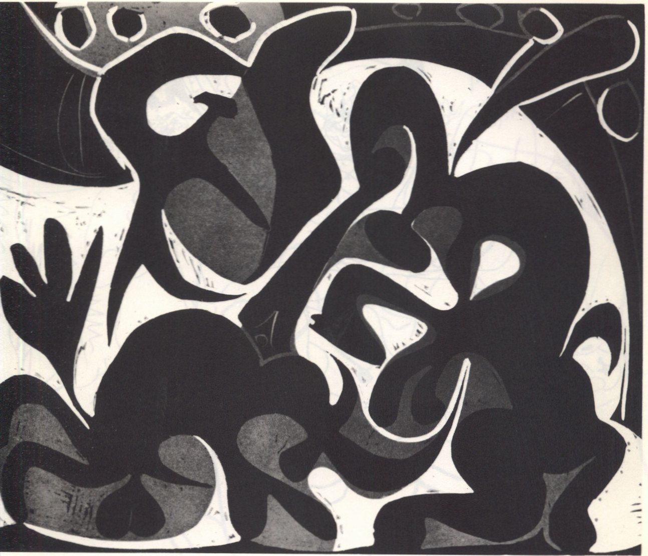 118—119. Бой быков. 1959. Литография 118—119. Бой быков. 1959. Литография