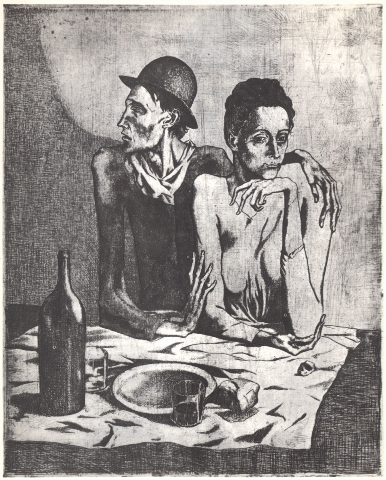 2. Трапеза бедняков. 1904. Офорт. 46,3×37,7 2. Трапеза бедняков. 1904. Офорт. 46,3×37,7