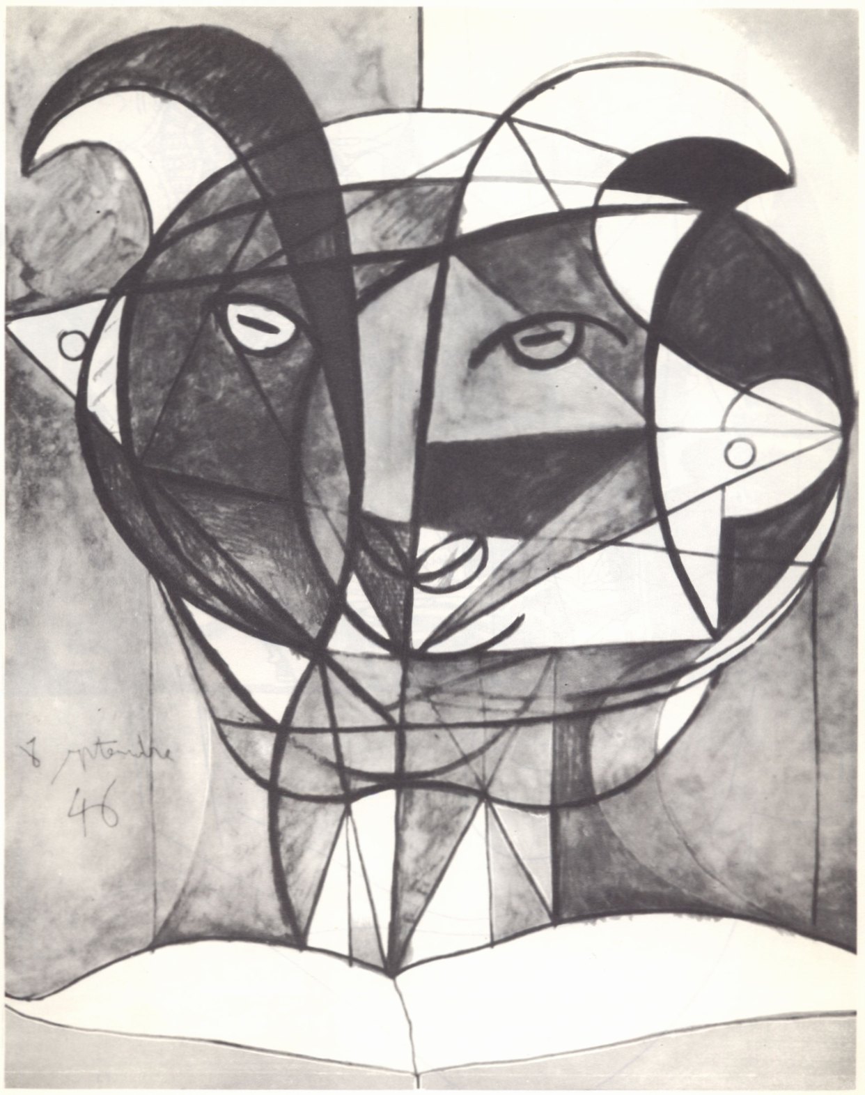 72. Фавн. 1946. Рисунок маслом на бумаге. Антибы. Музей Пикассо 72. Фавн. 1946. Рисунок маслом на бумаге. Антибы. Музей Пикассо