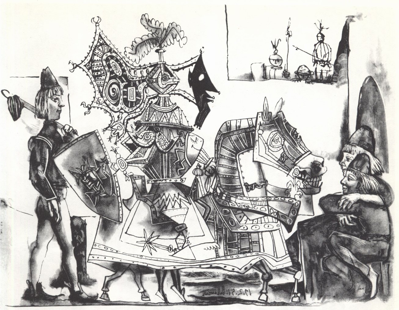 74—76. Игры пажей. 1951. Литографии. 32×42,5; 35×44 (75—76) 74—76. Игры пажей. 1951. Литографии. 32×42,5; 35×44 (75—76)