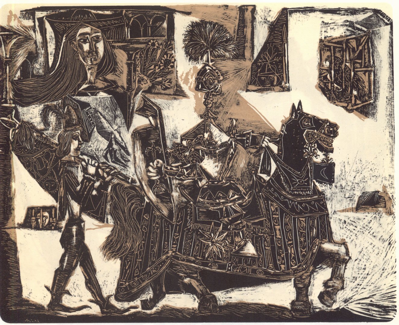 74—76. Игры пажей. 1951. Литографии. 32×42,5; 35×44 (75—76) 74—76. Игры пажей. 1951. Литографии. 32×42,5; 35×44 (75—76)