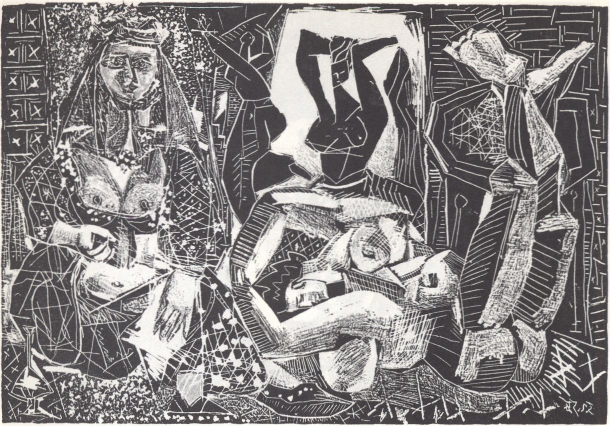 81. Алжирские женщины. 1955. Литография. 23,5×34 81. Алжирские женщины. 1955. Литография. 23,5×34