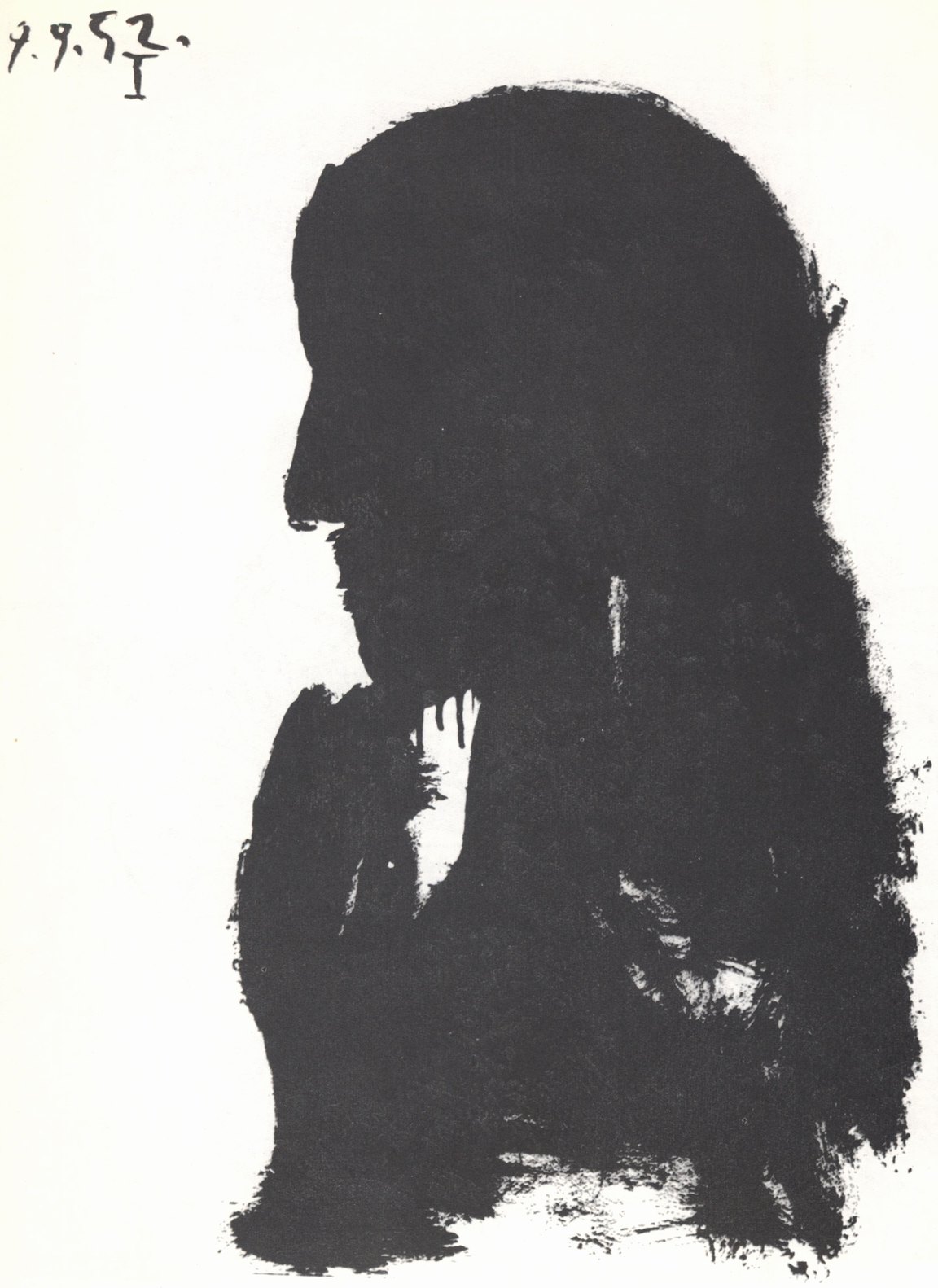 85. Женский силуэт. 1952 85. Женский силуэт. 1952