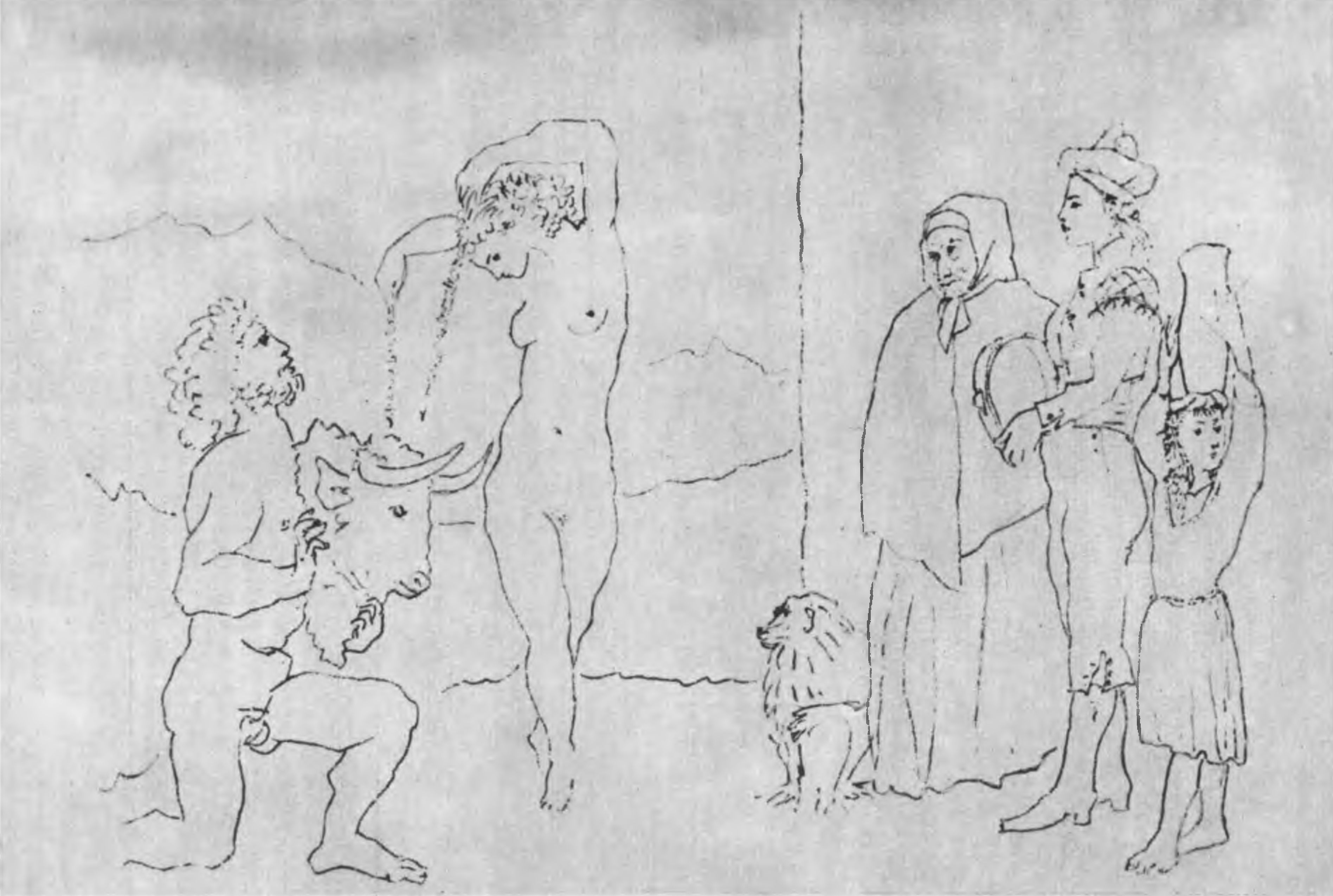 Танец с бандерильями. 1954 г. Танец с бандерильями. 1954 г.