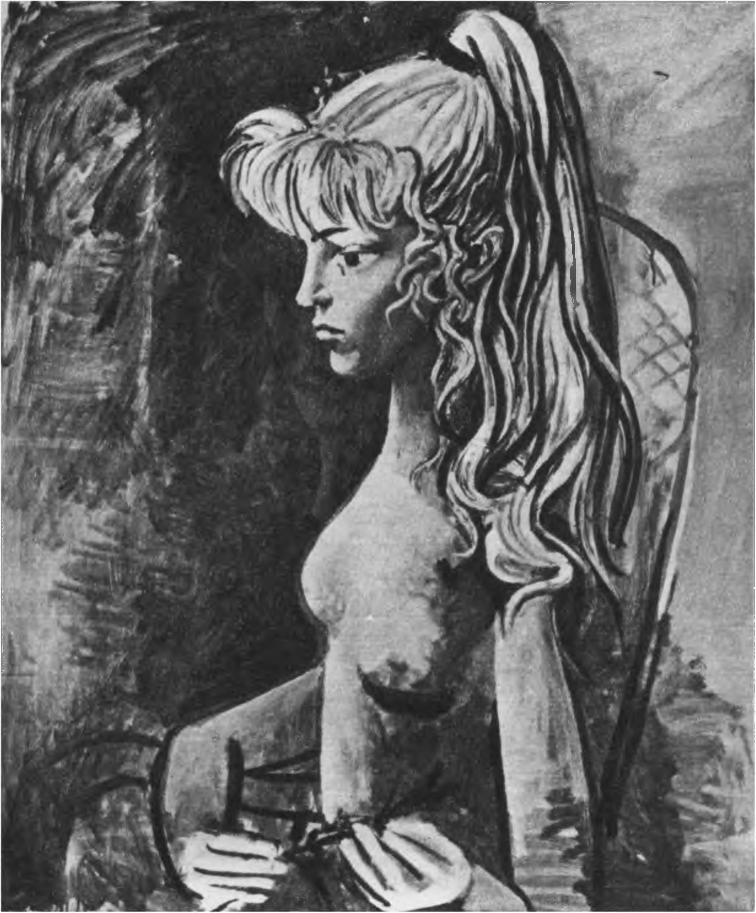 Портрет мадемуазель С.Д. 1954 г. Портрет мадемуазель С.Д. 1954 г.