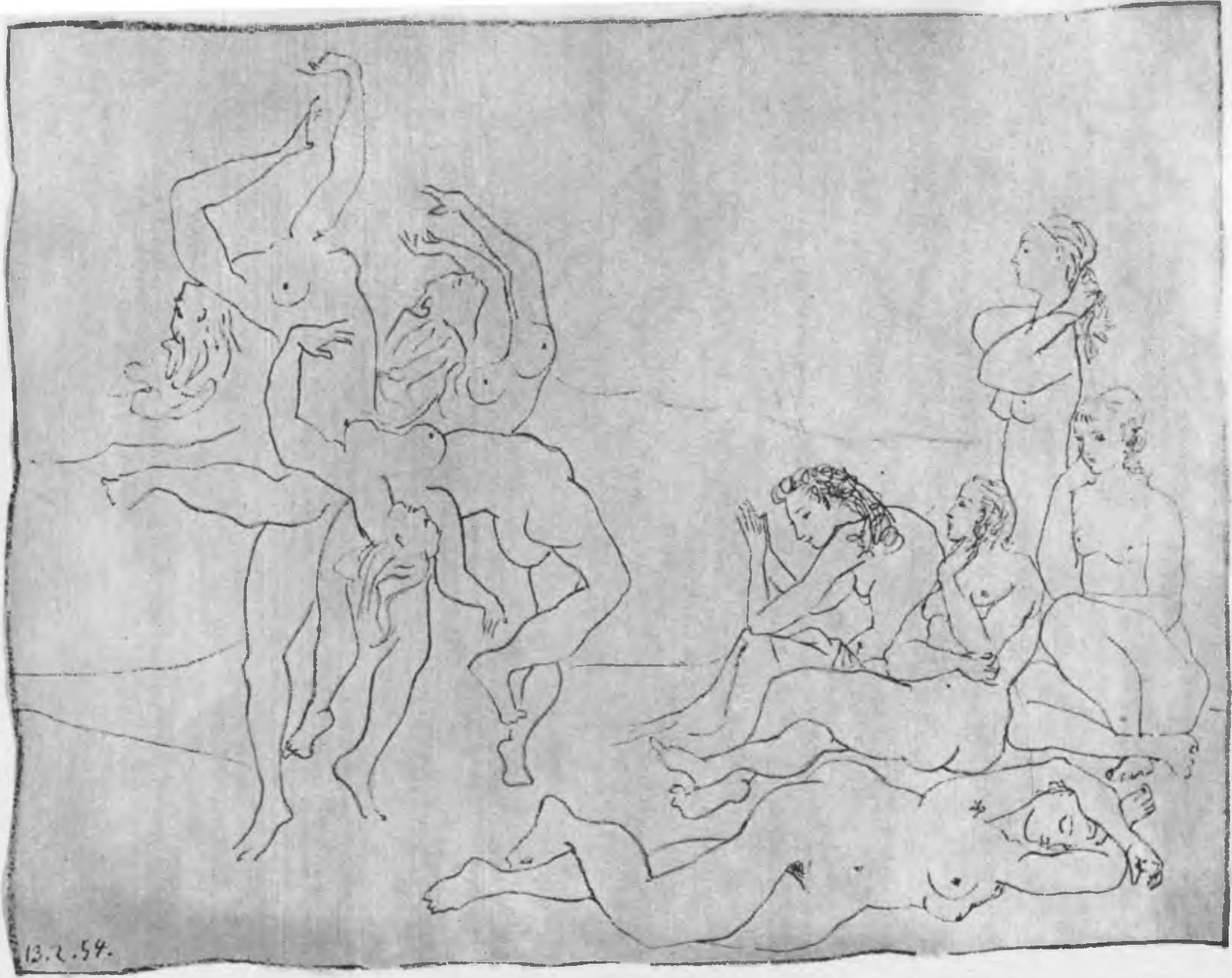 Рисунок. 13 февраля 1954 г. Рисунок. 13 февраля 1954 г.