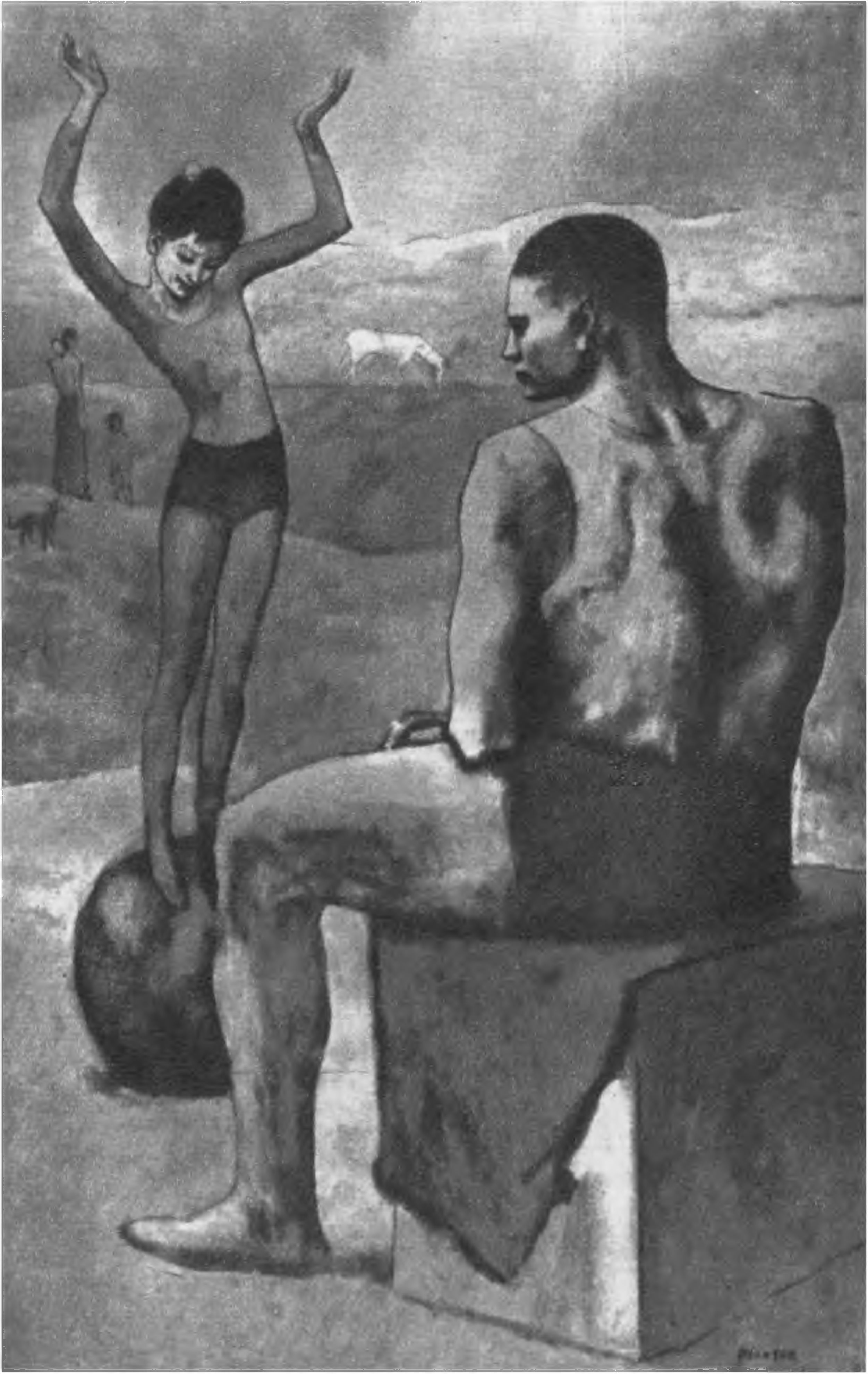 Девочка на шаре. 1905 г. Девочка на шаре. 1905 г.