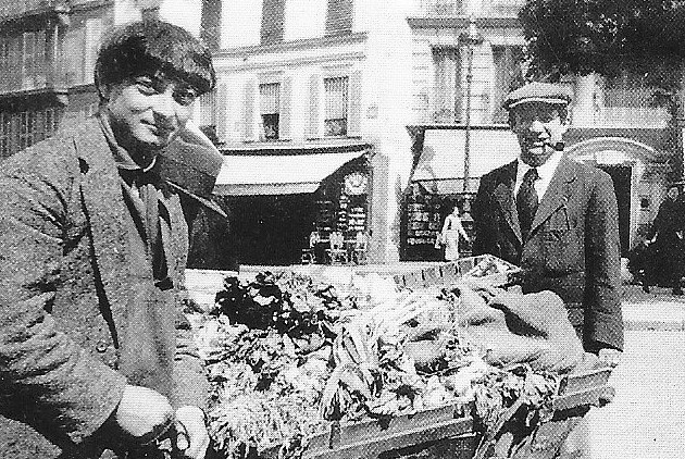 Моиз (Моше) Кислинг и Пабло Пикассо. Фото, 1916 Моиз (Моше) Кислинг и Пабло Пикассо. Фото, 1916