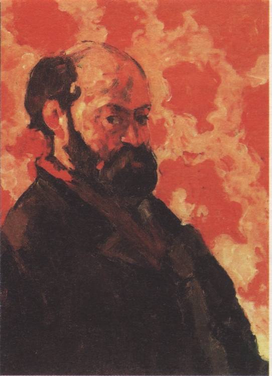 П. Сезанн. Автопортрет на розовом фоне П. Сезанн. Автопортрет на розовом фоне
