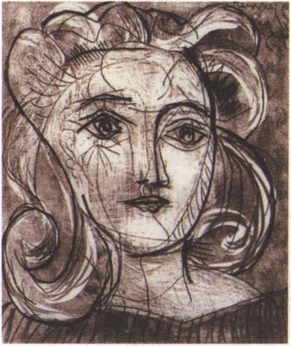 П. Пикассо. Портрет женщины (Франсуаза Жило) П. Пикассо. Портрет женщины (Франсуаза Жило)