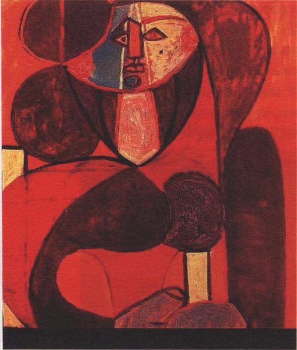 П. Пикассо. Бюст Франсуазы П. Пикассо. Бюст Франсуазы