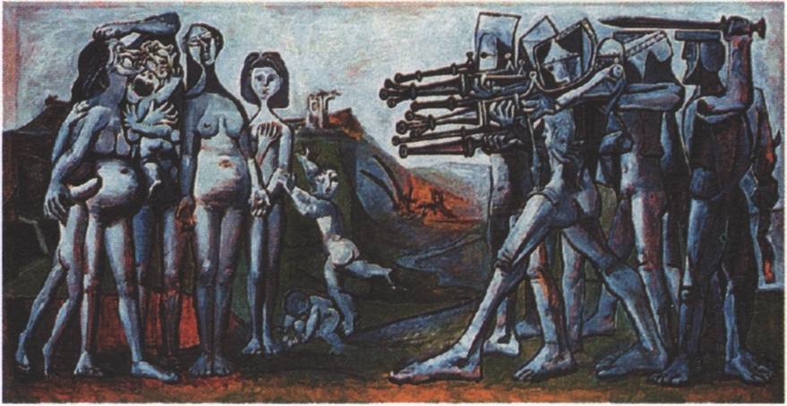 П. Пикассо. Резня в Корее П. Пикассо. Резня в Корее