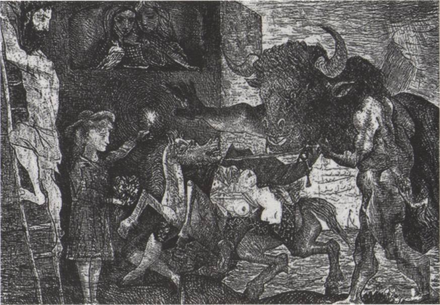 П. Пикассо. Минотавромахия П. Пикассо. Минотавромахия