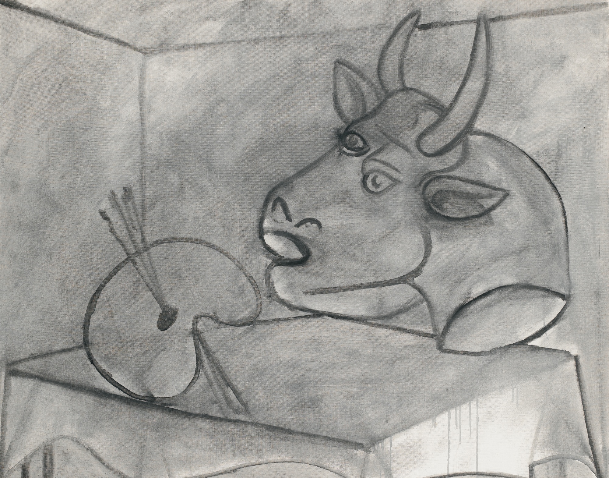 Sotheby's продал картины Пикассо «Сидящая женщина в сером платье» и «Палитра и голова быка» Sotheby's продал картины Пикассо «Сидящая женщина в сером платье» и «Палитра и голова быка»