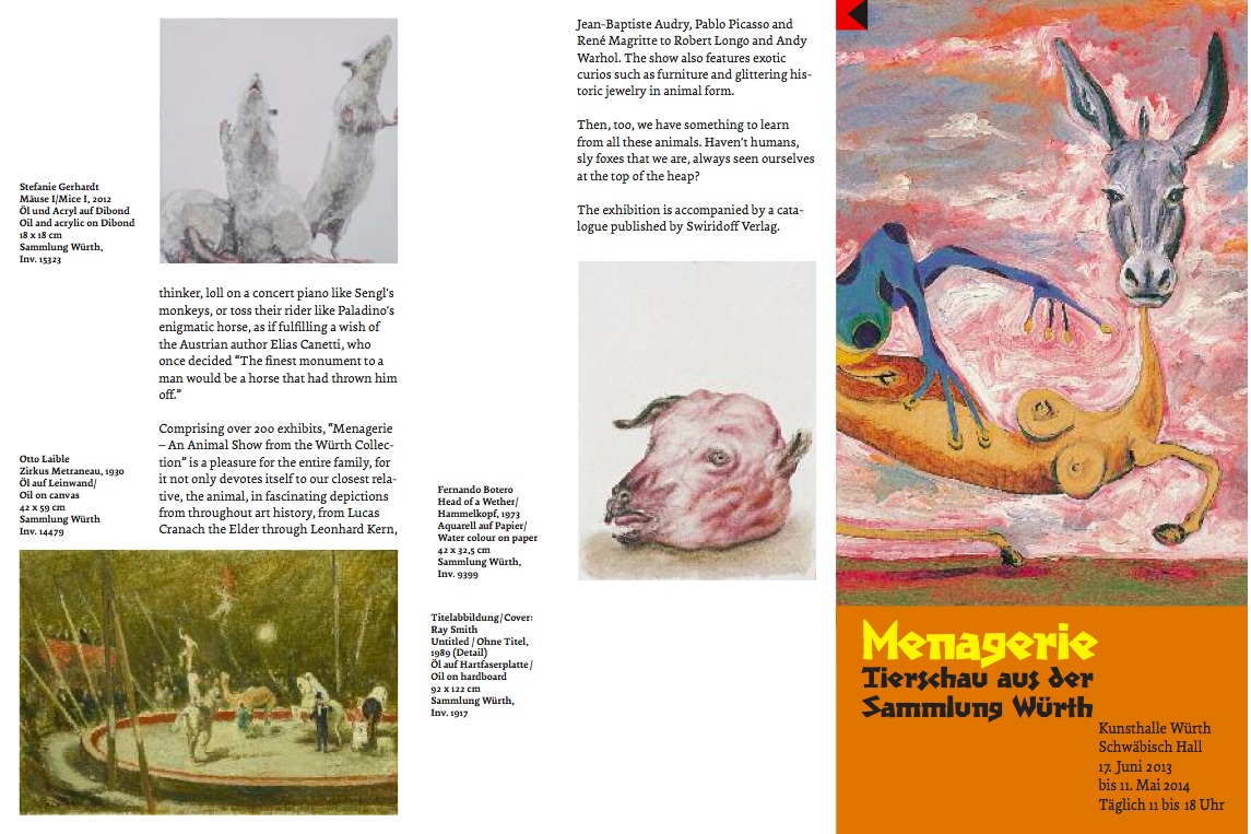 «Зверинец — изображения животных из собрания Вюрт» «Зверинец — изображения животных из собрания Вюрт»