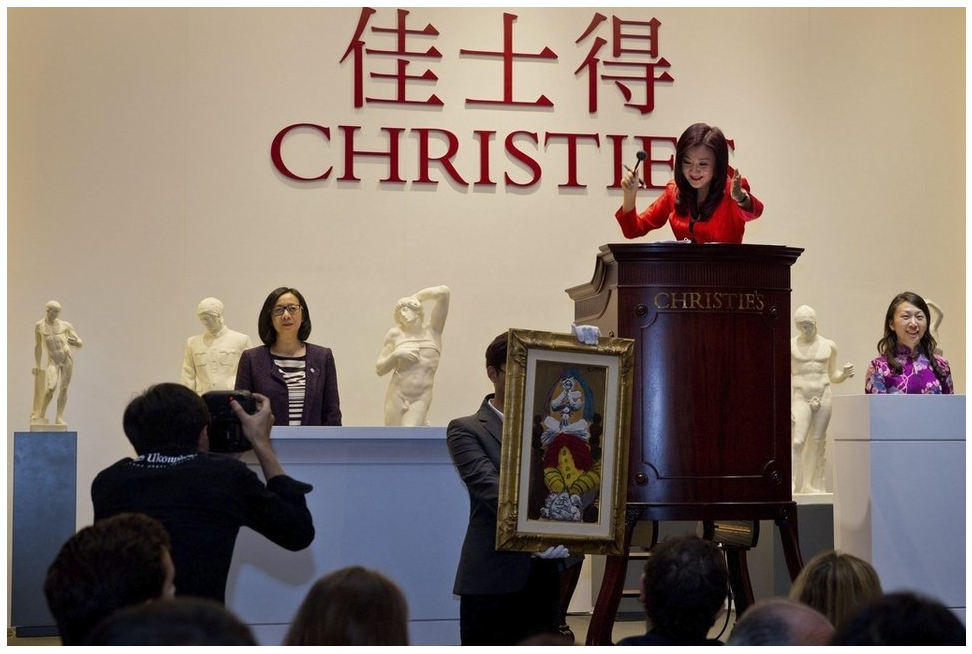 Christie's впервые продал Пикассо на аукционе в Шанхае Christie's впервые продал Пикассо на аукционе в Шанхае