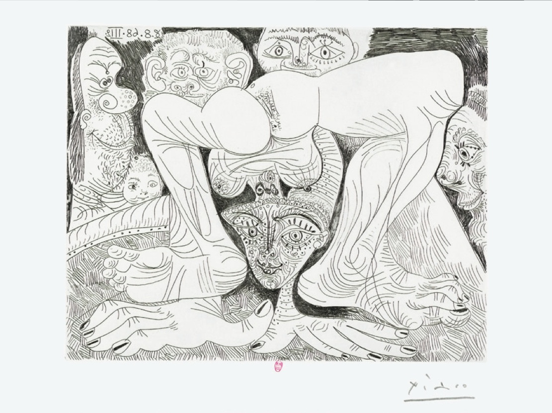 «Пикассо перед телевизором» в музее Женевы «Пикассо перед телевизором» в музее Женевы