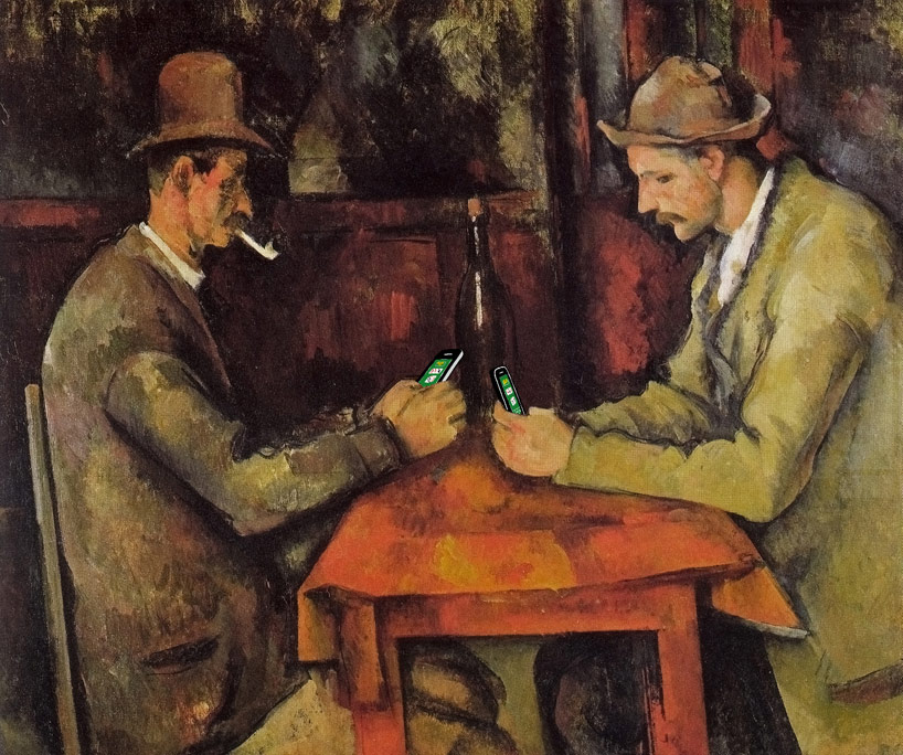 «Культуру гаджетов» высмеяли при помощи классических картин «Культуру гаджетов» высмеяли при помощи классических картин