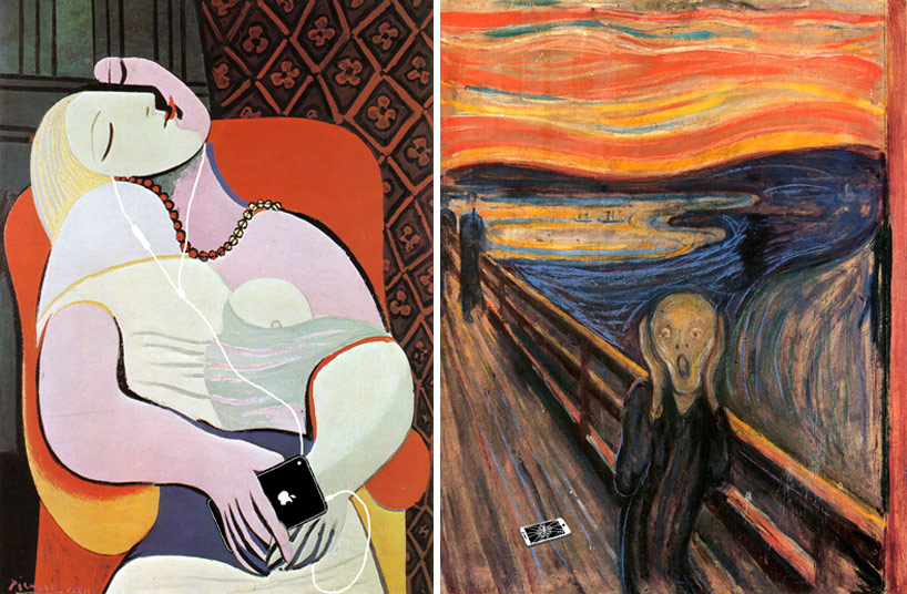 «Культуру гаджетов» высмеяли при помощи классических картин «Культуру гаджетов» высмеяли при помощи классических картин