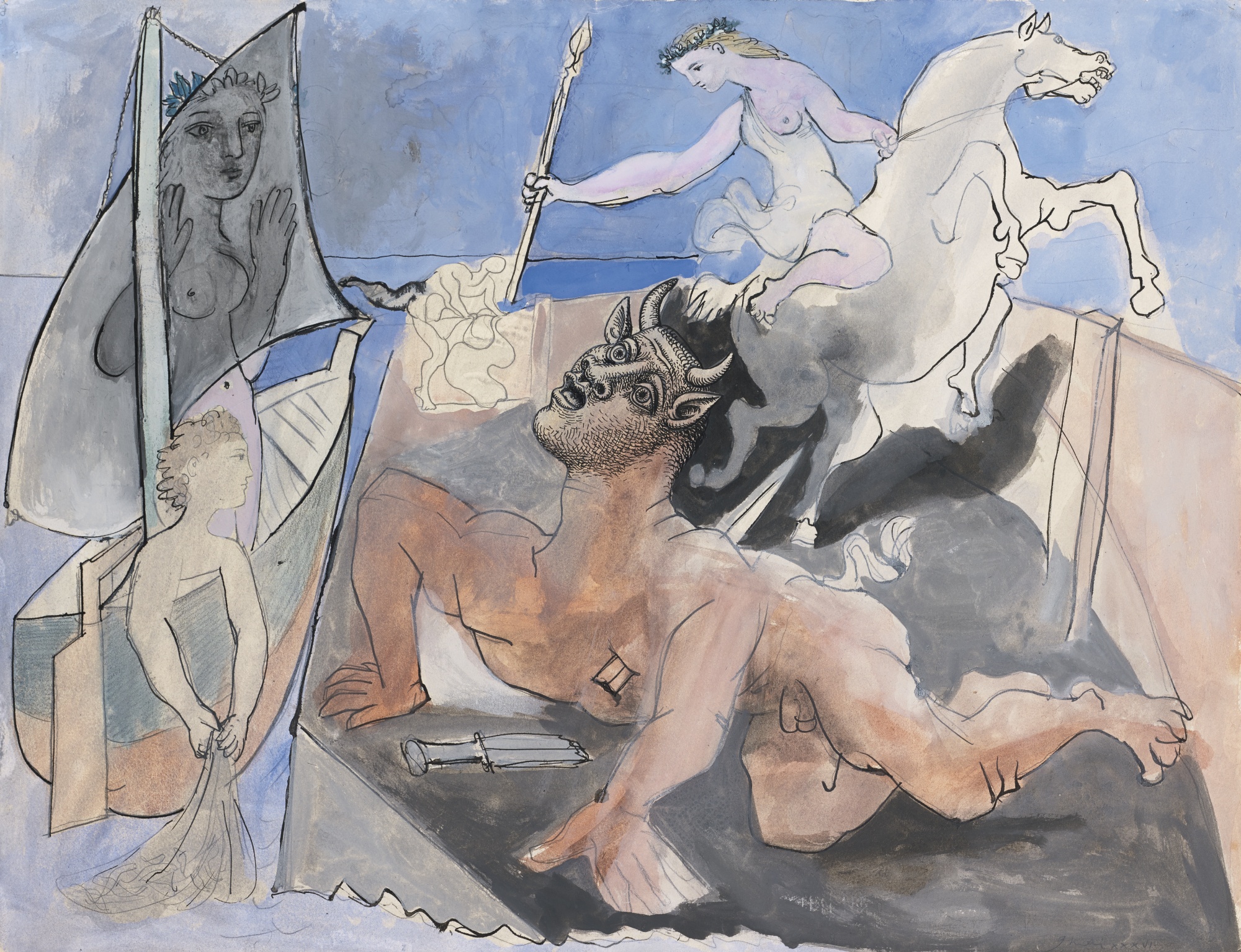 «Композиция с Минотавром» Пикассо продана по рекордной цене «Композиция с Минотавром» Пикассо продана по рекордной цене