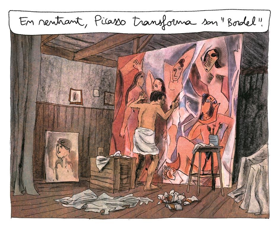 Комиксы о жизни 20-летнего Пабло Пикассо на выставке в Париже Комиксы о жизни 20-летнего Пабло Пикассо на выставке в Париже