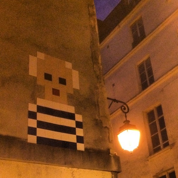 Пиксельный Пабло Пикассо от Space Invader Пиксельный Пабло Пикассо от Space Invader