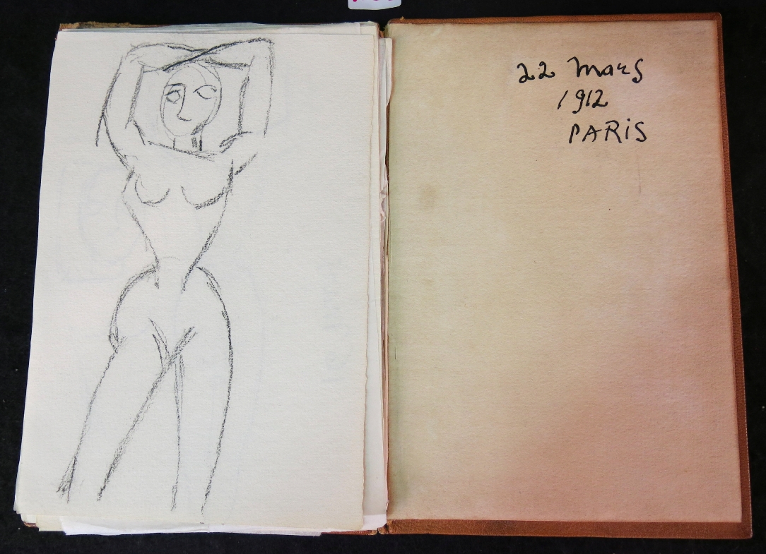 Блокнот с рисунками Пабло Пикассо из банковской ячейки Блокнот с рисунками Пабло Пикассо из банковской ячейки