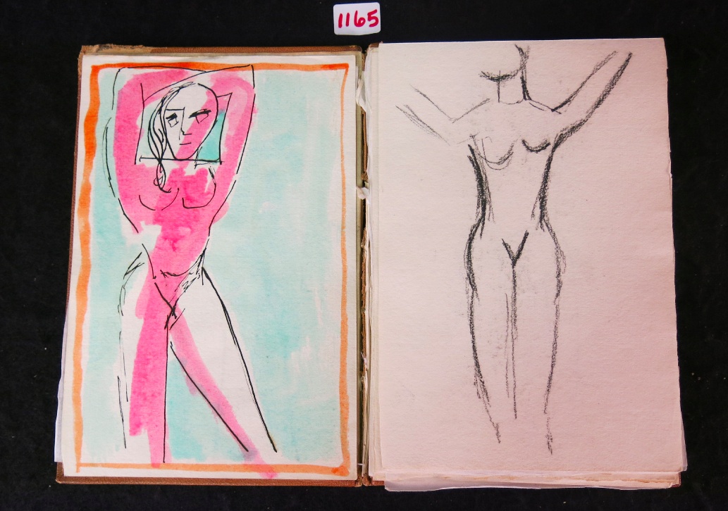 Блокнот с рисунками Пабло Пикассо из банковской ячейки Блокнот с рисунками Пабло Пикассо из банковской ячейки