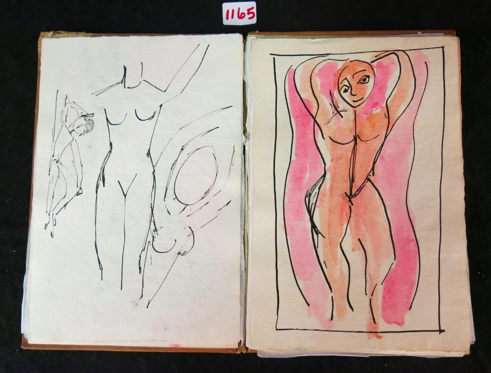 Блокнот с рисунками Пабло Пикассо из банковской ячейки Блокнот с рисунками Пабло Пикассо из банковской ячейки