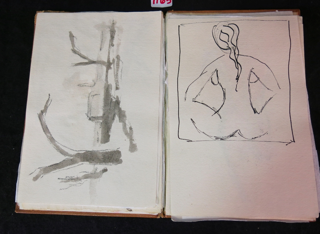 Блокнот с рисунками Пабло Пикассо из банковской ячейки Блокнот с рисунками Пабло Пикассо из банковской ячейки