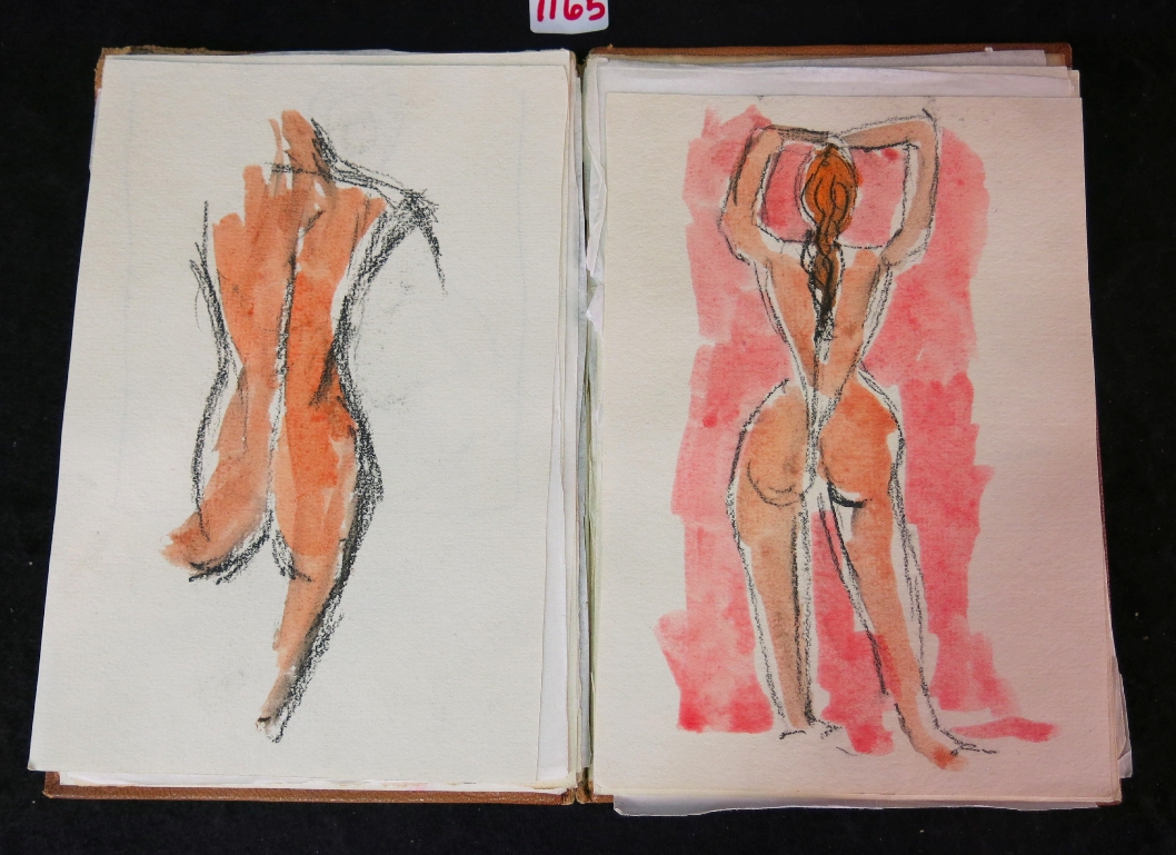 Блокнот с рисунками Пабло Пикассо из банковской ячейки Блокнот с рисунками Пабло Пикассо из банковской ячейки