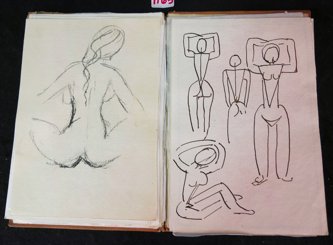 Блокнот с рисунками Пабло Пикассо из банковской ячейки Блокнот с рисунками Пабло Пикассо из банковской ячейки