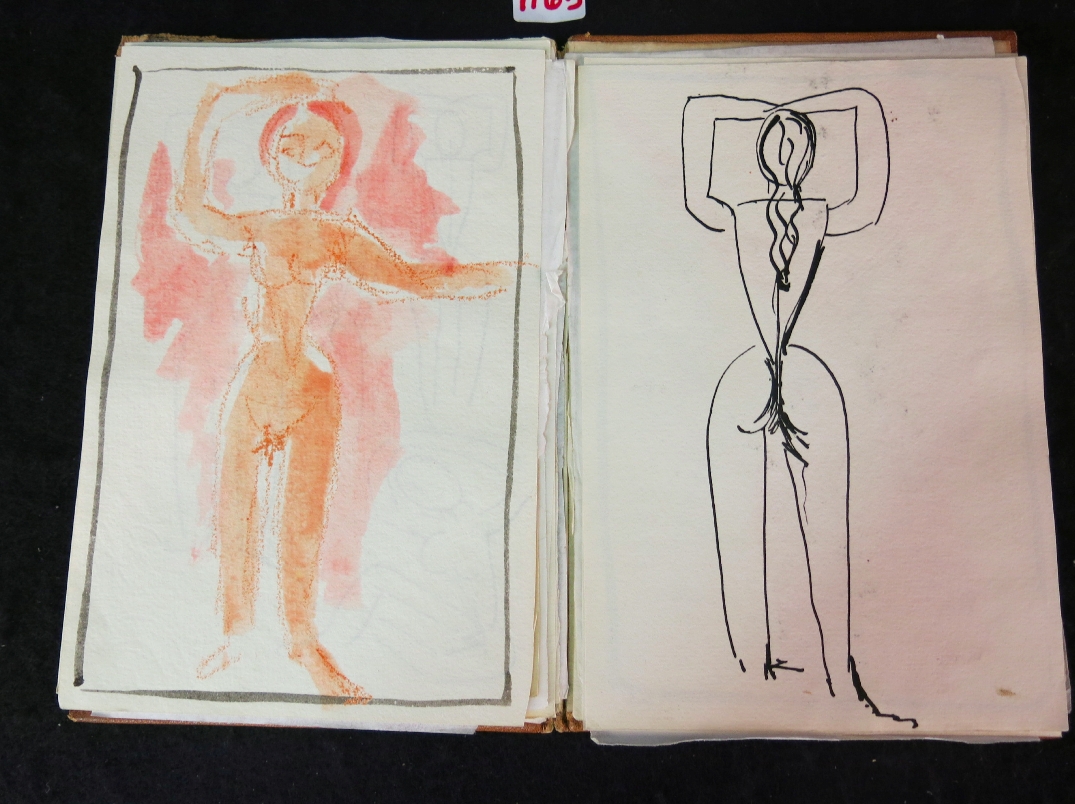 Блокнот с рисунками Пабло Пикассо из банковской ячейки Блокнот с рисунками Пабло Пикассо из банковской ячейки