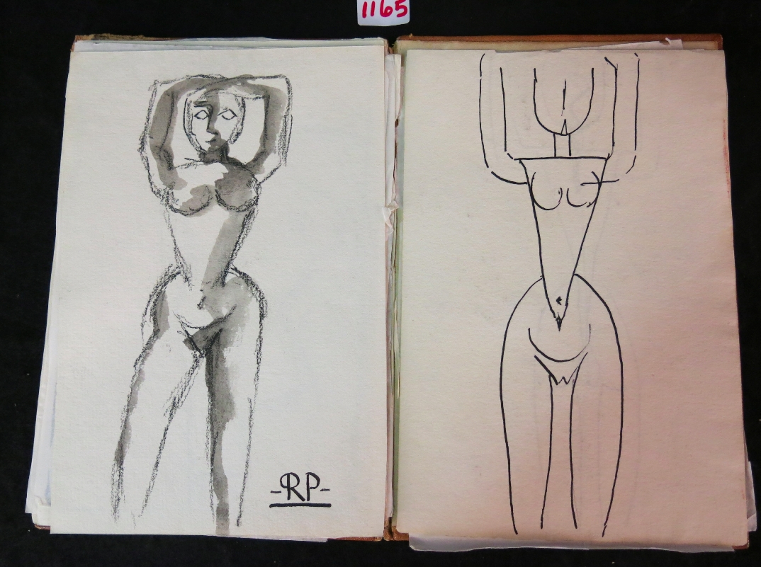 Блокнот с рисунками Пабло Пикассо из банковской ячейки Блокнот с рисунками Пабло Пикассо из банковской ячейки