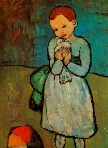 «Ребенок и голубь» Пикассо «Ребенок и голубь» Пикассо