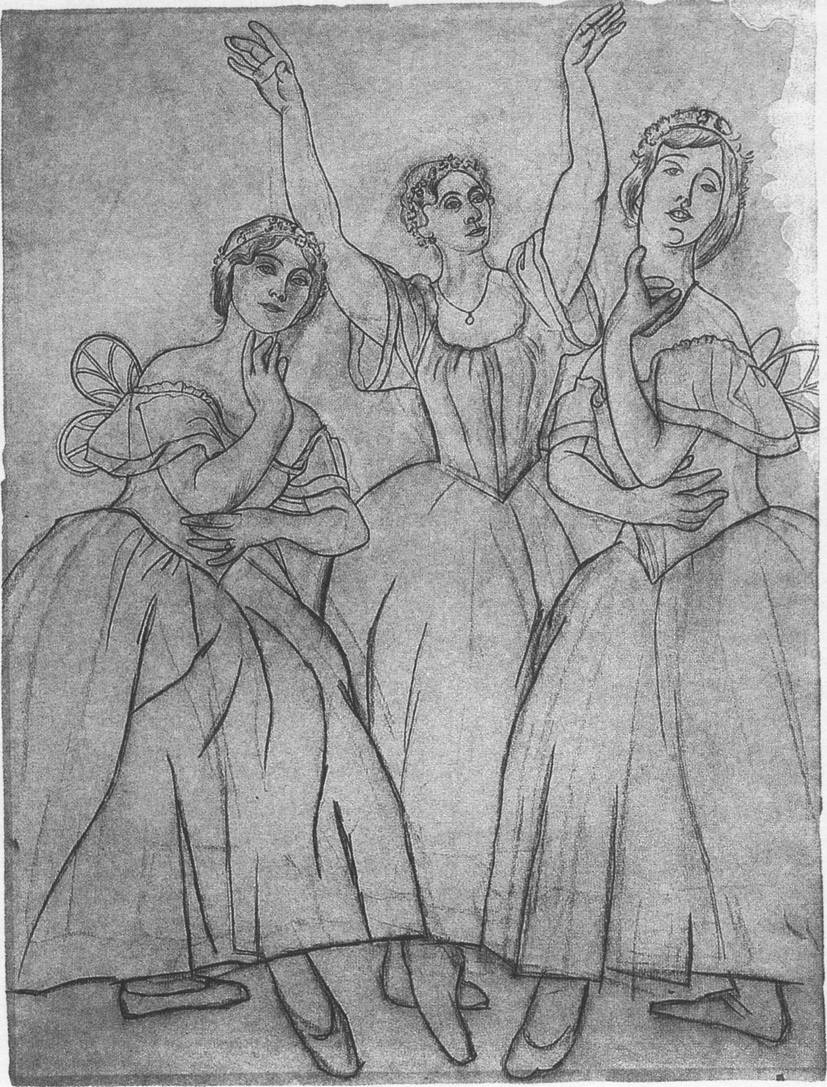 10. Три танцовщицы. 1919 10. Три танцовщицы. 1919