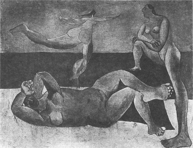 14. Три купальщицы на пляже (У моря). 1920 14. Три купальщицы на пляже (У моря). 1920