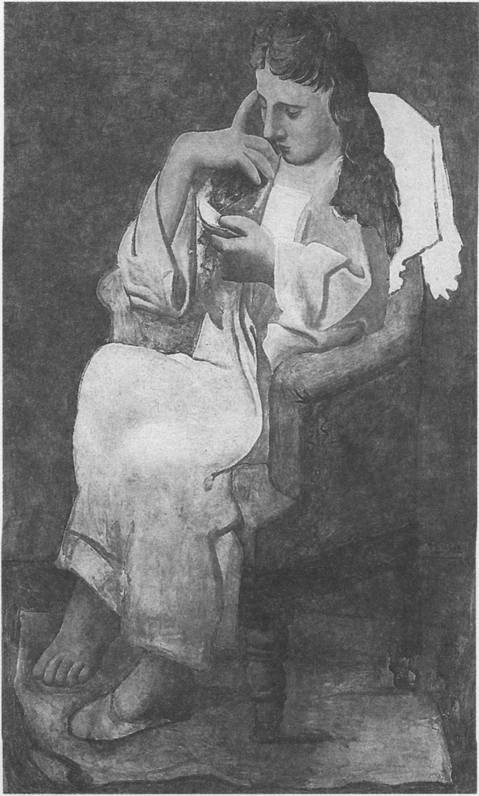 16. Читающая женщина (Портрет Ольги). 1920 16. Читающая женщина (Портрет Ольги). 1920