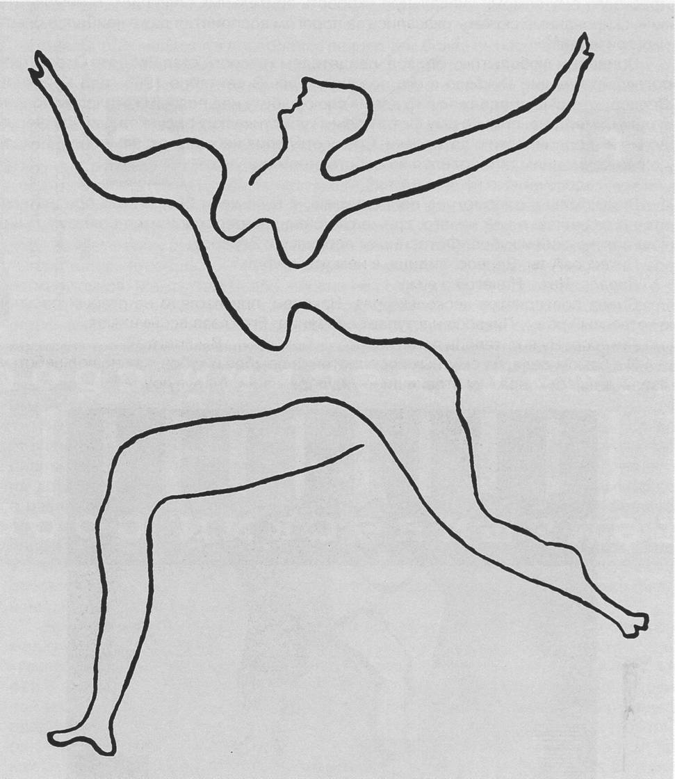 42. Набросок фигуры танцовщика к балету «Меркурий». 1924 42. Набросок фигуры танцовщика к балету «Меркурий». 1924