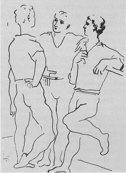 44-47. Отдыхающие танцовщики. 1925 44-47. Отдыхающие танцовщики. 1925