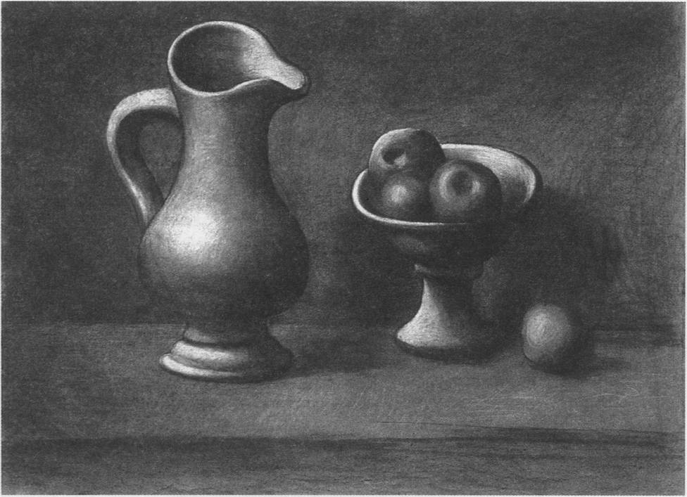 50. Кувшин и чаша с фруктами. 1919 50. Кувшин и чаша с фруктами. 1919