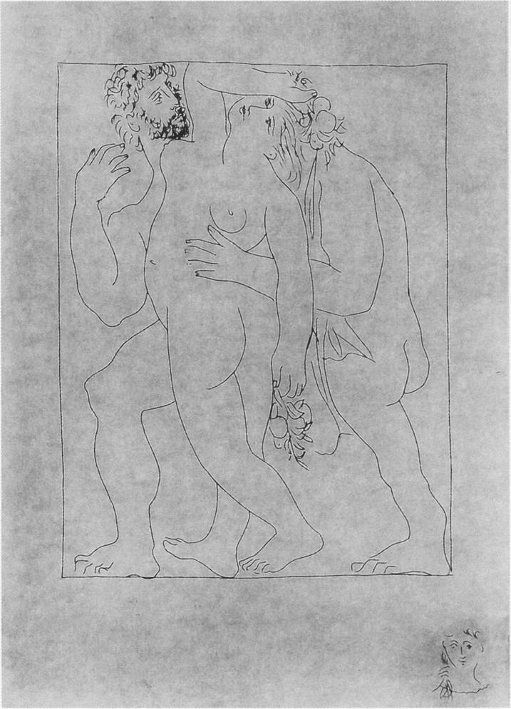 20. Вертумн и Помона. Иллюстрация к книге четырнадцатой. 1930 20. Вертумн и Помона. Иллюстрация к книге четырнадцатой. 1930