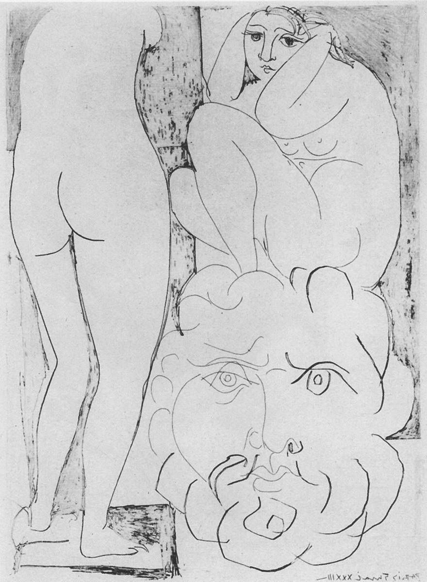 35. Сюита Воллара. Лист 75. 1933 35. Сюита Воллара. Лист 75. 1933