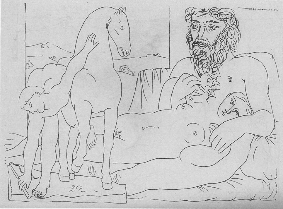 44. Сюита Воллара. Лист 55. 1933 44. Сюита Воллара. Лист 55. 1933