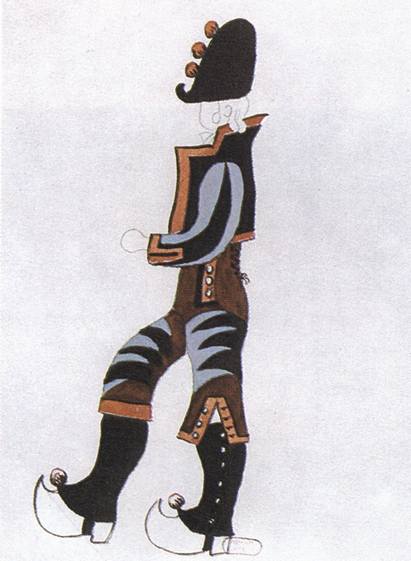 XIV. Эскизы костюмов к балету «Треуголка». Арагонец. 1919 XIV. Эскизы костюмов к балету «Треуголка». Арагонец. 1919